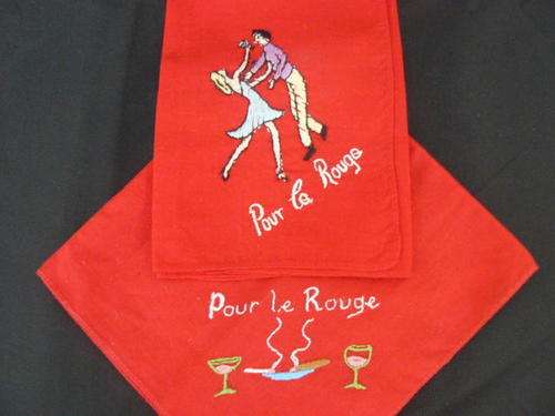 POUR LE ROUGE COLLECTABLE HANKIES