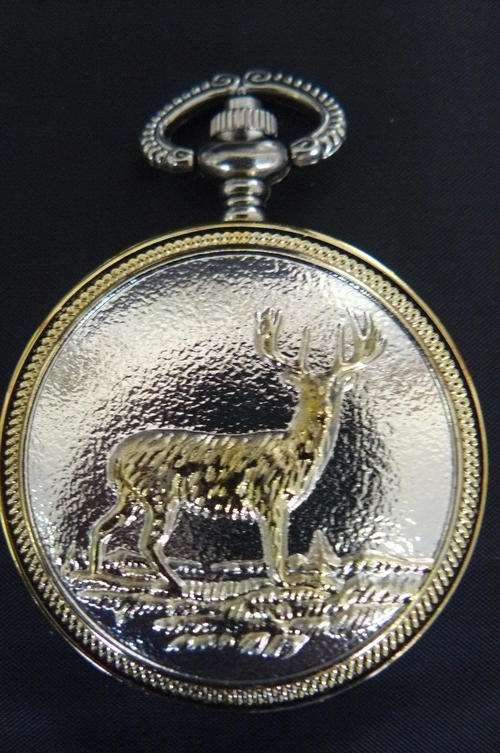 ST HUBERT 1900,S STYLE POCKET WATCH QUARTZ