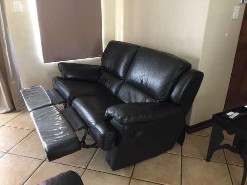 Reclining Lounge Suite 3-Piece ( Genuine Leather )