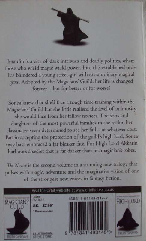 The Novice The Black magician Trilogy Book 2 Trudi Canavan