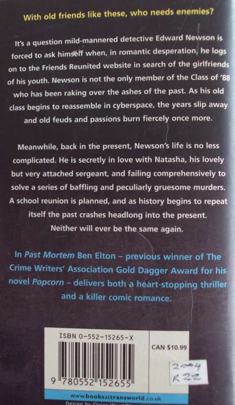 Past Mortem Ben Elton