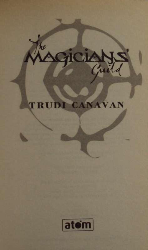The Magicians Guild Trudi Canavan