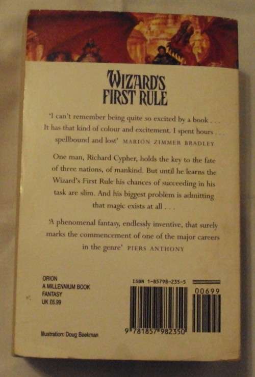 Wizard`s First Rule Terry Goodkind