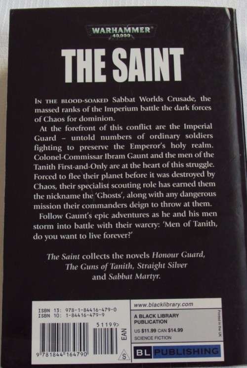 The Saint Dan Abnett Warhammer