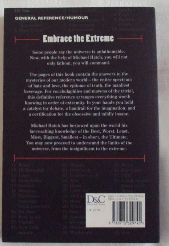 The saurus of Extremes Michael hatch
