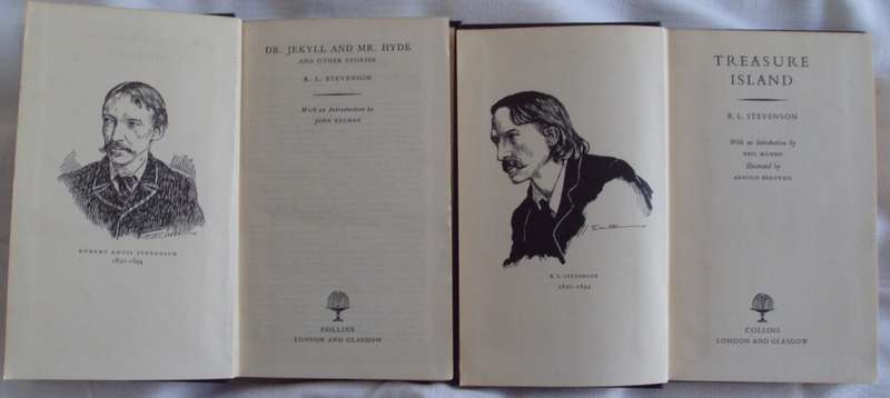 Robert Louis Stevenson Classic Literature Works - 2 Volumes  Set