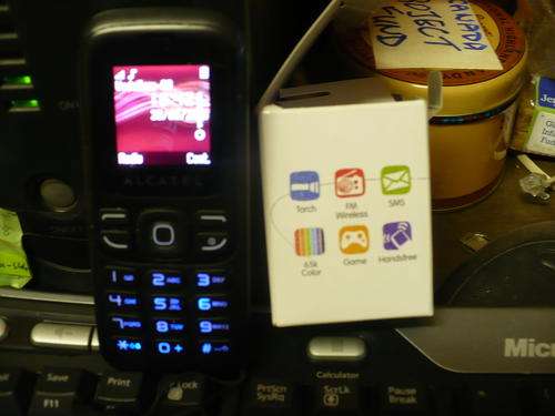 ALCATEL ONE TOUCH 232 BLACK CELLPHONE