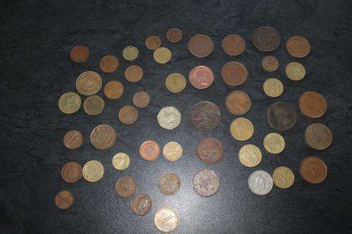 COLLECTION OF 51 INTERNATIONAL COINS