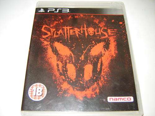 Ps3 SPLATTER HOUSE very scarce game