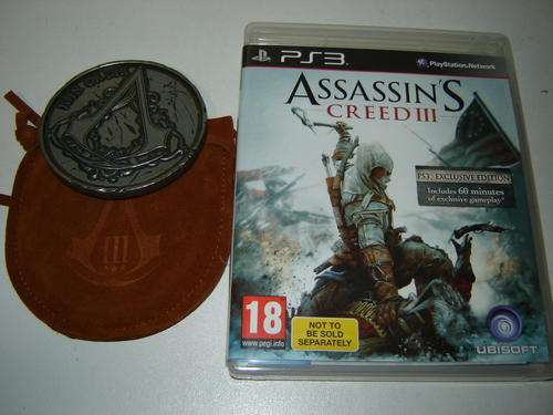 ps3   ASSASSINS CREED 3  "join or die" collectors edition