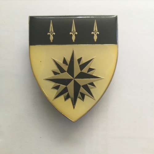 1 Reconnaissance Regiment Shoulder Flash  - original - (ivory) (pins repaired)