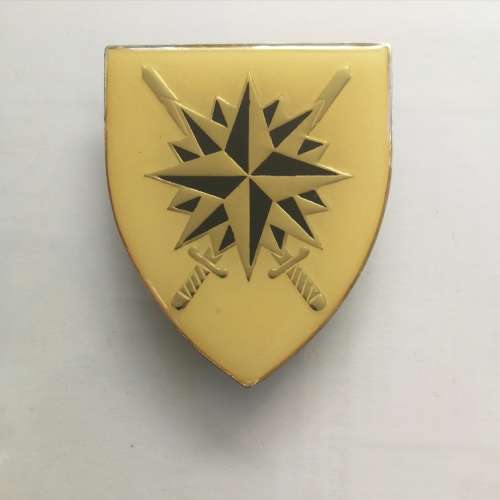 Special Forces HQ Shoulder Flash - original - (ivory) (all pins intact)