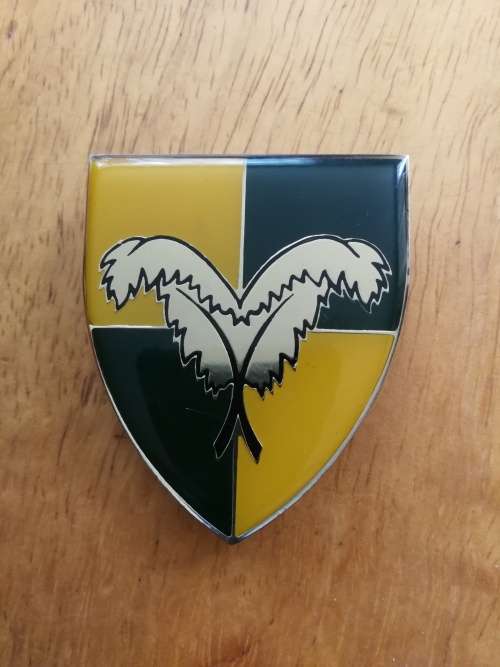 SA Army - Group 4 HQ   Shoulder Flash - ( all pins intact)