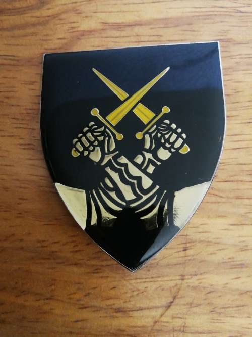 SA Army - Regiment Bloemspruit  Shoulder Flash - ( only two pins)