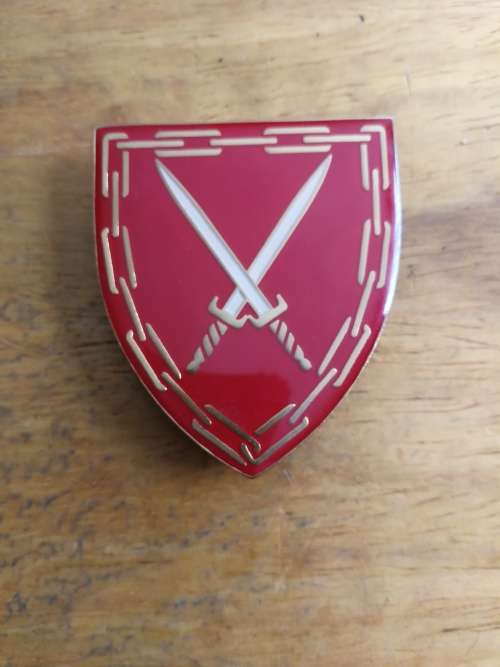 SA Army -  SA Army  Support Formation HQ - Shoulder Flash - ( all pins intact)