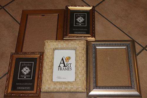 Photo Frames, Five in lot.