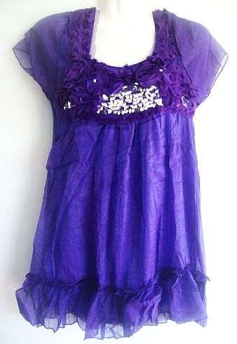 Short and Sexy Purple Dress/ 34/36
