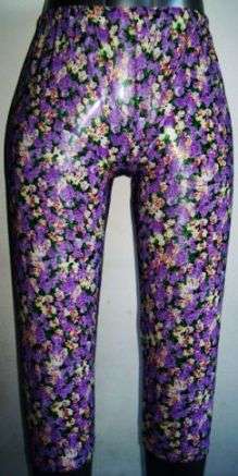 Floral Leggings. Size: medium/large