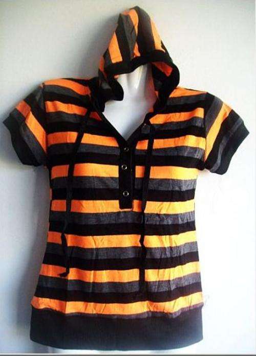 Striped Hoodie. Size 32/34