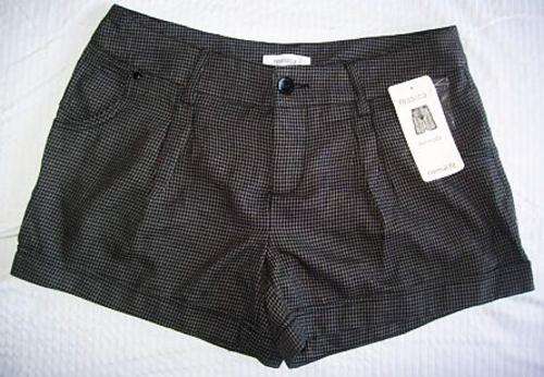 Check Mini Shorts. Size36