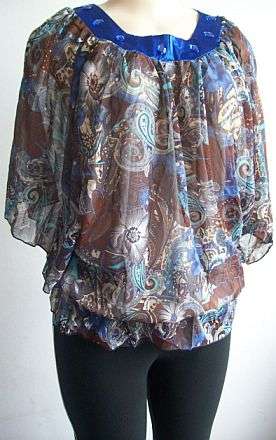 Floral Chiffon Top. Size 36