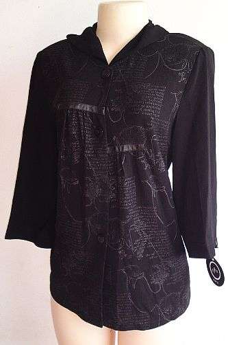 Lovely Baggy Black Top. Size 36