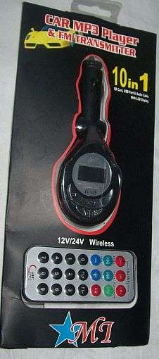 Car MP3 Player and FM Transmitter