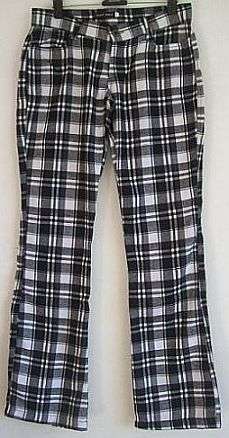 Ladies' Checked Pants. Size 34