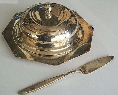 Silver Plated Butterdish