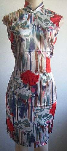 Chinese Silk Dress. Size 36