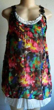 Lovely Chiffon Top.  Size 34/36