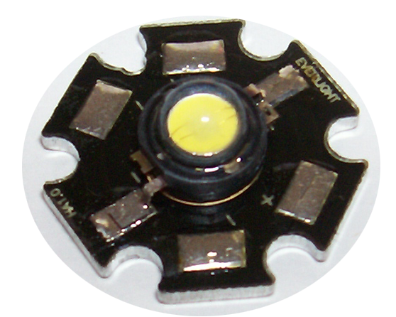 1 Watt star high power 3 Volt led Cool white 3500K 90-95LM 350mA R14.00
