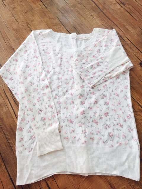 Ladies Sexy Stylish Comfortable Loose Korea Made Pink Rose With Button V-Line Long Knitwear Sweater