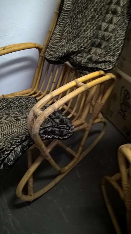 Cane Chair Set