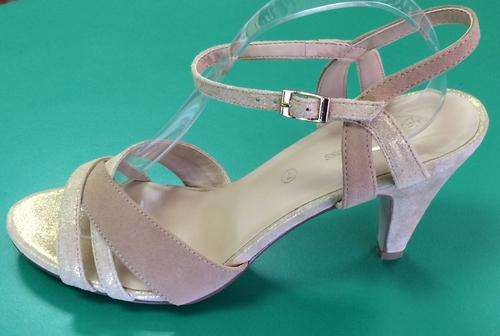 Brand New Pair Green Cross Gold Sandals Size *7* Only