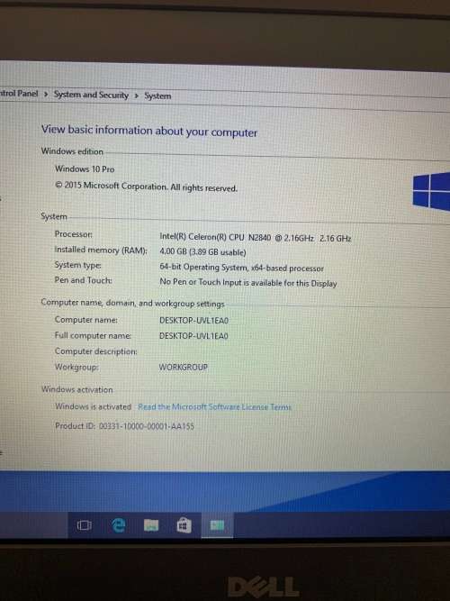 Dell Latitude 3150 - Intel Celeron - 4GB RAM - 256GB - Certified Preowned - Grade A