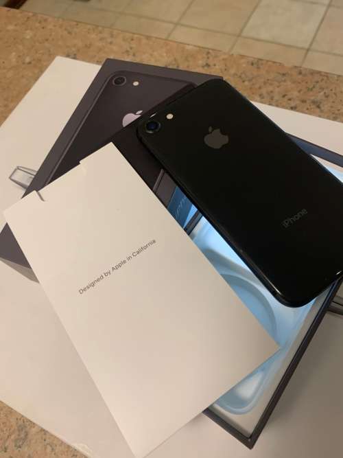 Apple iPhone 8 64GB - Black - Certified Preowned with Box- Grade A