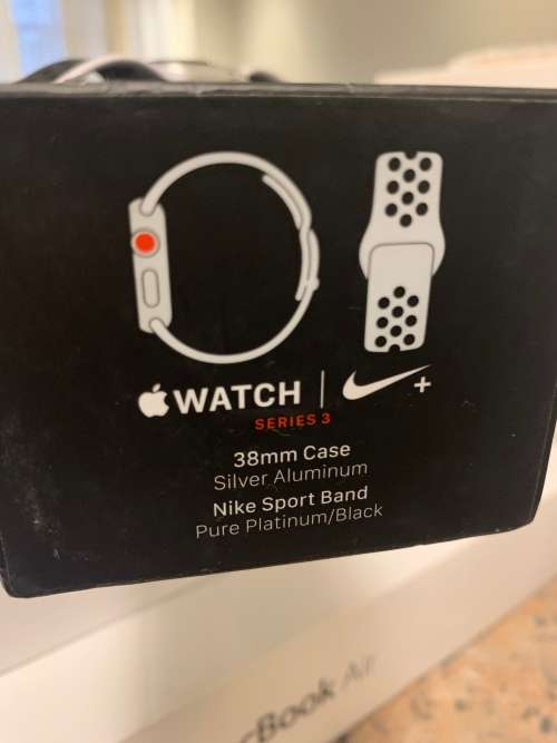 Apple Watch Series 3 38mm GPS Nike Sport Edition - Silver - Certified Preowned - Grade A ~Like New