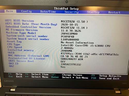 Lenovo Thinkpad T460s - Intel Core i5 - 20GB RAM - 512GB SSD - Touchscreen ~FREE Shipping