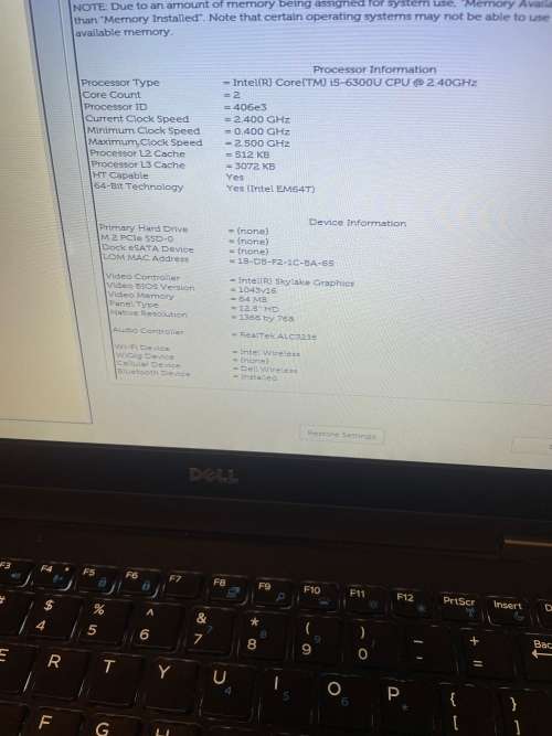 Dell Latitude E7270 Laptop - Intel Core i5 - 16GB RAM - 512GB SSD ~Windows 11 Office 2021