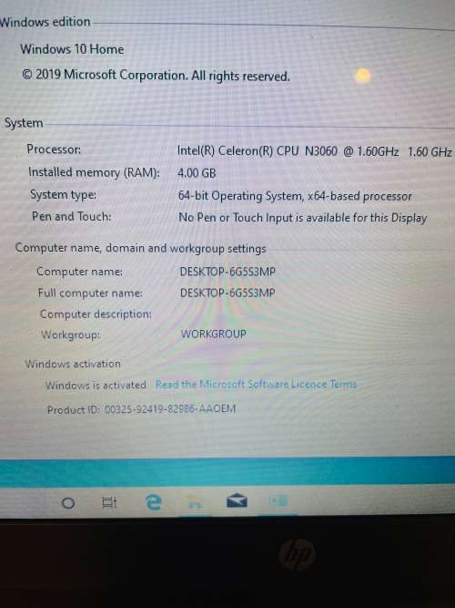 HP Stream 14 - Intel Celeron - 4GB RAM - 64GB SSD and 128GB SD Drive ~FREE 32GB Memory Stick