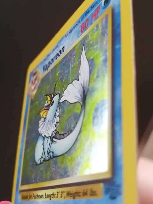 Pokémon Vaporeon HOLO - 12/ 64 - Rare - Jungle Set NM