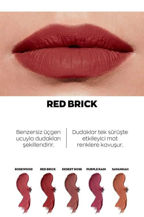 Avon Precious Earth Lip Sculpt Lipstick - Red Brick