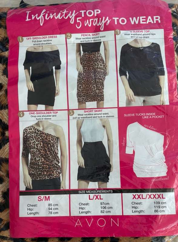 Avon Infinity Top 5  ways to wear