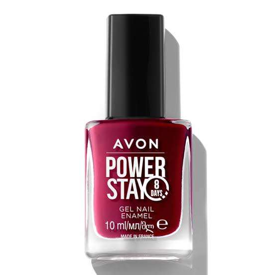 Avon Nail Power Stay 8 Day Polish Enamel  Colour: Stay Put Sangria 10ml