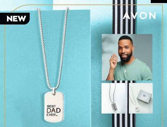 Avon Mens Best Dad Necklace
