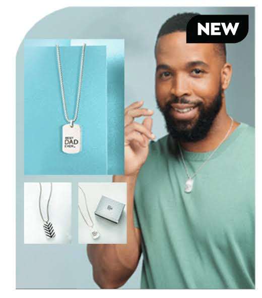 Avon Mens Best Dad Necklace