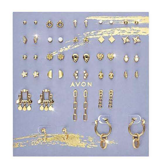 Avon Helena 25 Pc Earrings Set