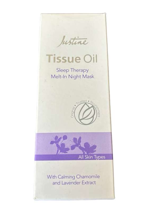 Justine Tissue Oil Sleep Therapy Melt- In Night Mask 75ml