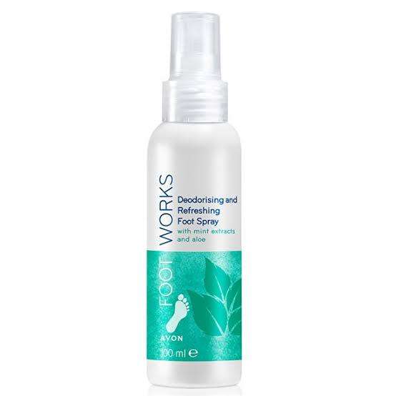 Avon Footworks Mint & Aloe Deodorising & Refreshing Foot Spray